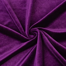 Стрейч бархат цветной 626 (14, т.фиолетовый)
