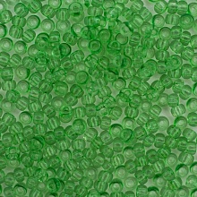 Бисер Preciosa 10/0 ~5гр  (01161, зеленый прозрачный)