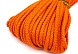 Шнур отделочный плетеный, 4 мм*30 м (оранжевый)