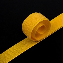 Лента контактная 2,5см цветная (23, т.желтый)