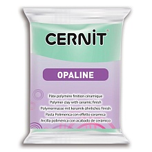 Пластика полимерная запекаемая 'Cernit OPALINE' 56 гр.  (640, зеленая мята)