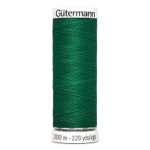 Нить Sew-All 100/200 м для всех материалов, 100% полиэстер Gutermann (402, зеленый)