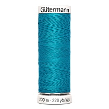Нить Sew-All 100/200 м для всех материалов, 100% полиэстер Gutermann (946, бирюза)