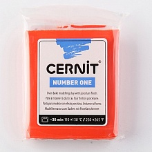 Пластика Cernit №1 56-62гр  (428, красный мак)