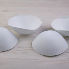 Чашечки круглые (1 пара)  (38, белый)