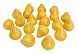 Декоративный элемент Груша 35мм 20шт  (1, желтый)