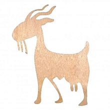 Деревянная заготовка 'Плодовитая коза', 10*8 см, 'Астра'