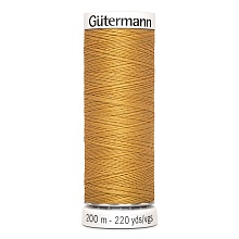 Нить Sew-All 100/200 м для всех материалов, 100% полиэстер Gutermann (968, горчичный)