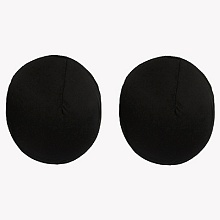 Чашечки круглые (1 пара)  (XXXL, черный)