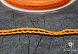 MR1096 Кружево на катушке 9мм  (031, оранжевый)