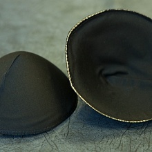 Чашечки круглые (1 пара)  (XL, черный)