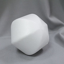 Заготовка из пенопласта Многоугольный шар 10*10см