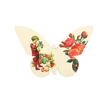 Бабочка с рисунком