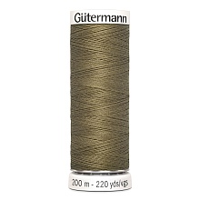 Нить Sew-All 100/200 м для всех материалов, 100% полиэстер Gutermann (528, коричневый)