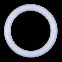 Кольцо для бретелек пластик 1 часть 12мм 2пары (белый)