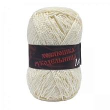 Пряжа для ручного вязания "Люкс" 100% полиамид 50гр/140 м. (белый)