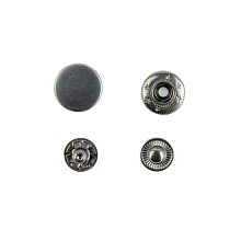 Кнопки установочные KP01 15мм (ответная часть 14мм) уп=2шт (матовый никель)