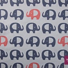 Хлопок 36550 (5, слоны)