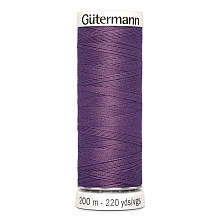 Нить Sew-All 100/200 м для всех материалов, 100% полиэстер Gutermann (129, фиолетовый)