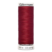 Нить Sew-All 100/200 м для всех материалов, 100% полиэстер Gutermann (367, т.красный)