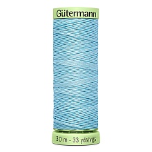 Нить Top Stitch 30/30 м для декоративной отстрочки, 100% полиэстер Gutermann (195, голу...