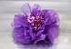 Цветок №33 булавка+зажим (6, фиолетовый)