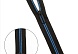 Молния спираль Т5 декор. 75см 42105 (2, черный с синим)