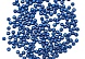 Бусины круглые, пластик, 6 мм, упак./25 гр., 'Астра'  (041, синий)