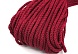 Шнур отделочный плетеный, 4 мм*30 м (бордовый)