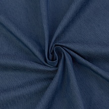 Джинса стрейч рубашечная однотонная 42799 (6, т.синий)