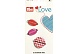 Эмблемы Handmade Prym Love, металл/пластик, красный, упак./3 шт., Prym 
