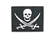 Термоаппликация 'Пиратский флаг с саблями', 5.8*4.7см, Hobby&Pro