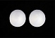 Чашечки круглые (1 пара)  (XXL, белый)