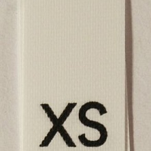 Этикетка (размерник) 10*20мм бел. (уп=100шт) (XS)