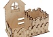 Деревянная заготовка подставка под карандаши 'Кошкин двор' 16,5*9*15 см, Астра