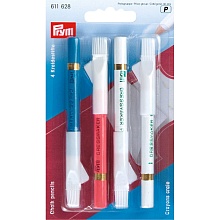 Меловые карандаши со стирающей кисточкой, разноцв. набор Prym