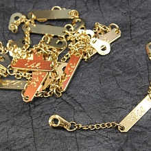 Вешалка декоративная металл   164600 (1, золото)