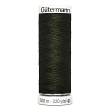 Нить Sew-All 100/200 м для всех материалов, 100% полиэстер Gutermann (304, хаки)