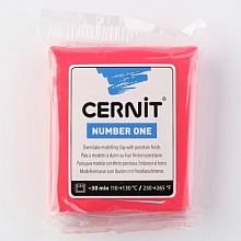 Пластика Cernit №1 56-62гр  (400, красный)