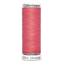 Нить Sew-All 100/200 м для всех материалов, 100% полиэстер Gutermann (926, коралловый)