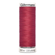 Нить Sew-All 100/200 м для всех материалов, 100% полиэстер Gutermann (82, т.коралл)