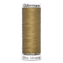 Нить Sew-All 100/200 м для всех материалов, 100% полиэстер Gutermann (453, песочный)