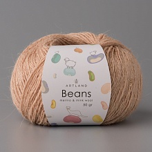 Пряжа "Beans" 45%  норка, 30%  нейлон, 20% меринос. шерсть, 5% шелк, 50г/240м (54, ...
