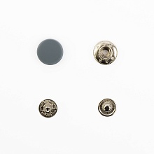 Кнопки установочные KP01 15мм (ответная часть 14мм) уп=2шт (серый)