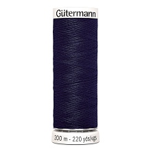 Нить Sew-All 100/200 м для всех материалов, 100% полиэстер Gutermann (339, т.синий)