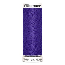 Нить Sew-All 100/200 м для всех материалов, 100% полиэстер Gutermann (810, фиолетовый)