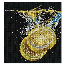 1360 "Лимонный фреш" 22×19 см.  Набор для вышивания "Овен"
