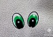 Глазки клеевые овал 19*30мм  (уп=2шт) (2, зеленый)