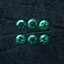 Пайетки голограмма Шестиугольник (15-16гр) (12, зеленый)