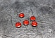 Пуговица страза В001 20L  (2, красный)